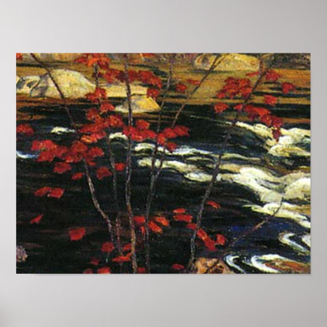 Poster A. Y. Jackson - Érable rouge (Devant)