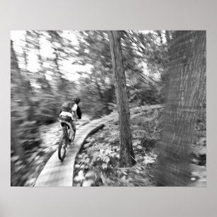 Poster Aaron Rodgers en VTT sur le Stairway to