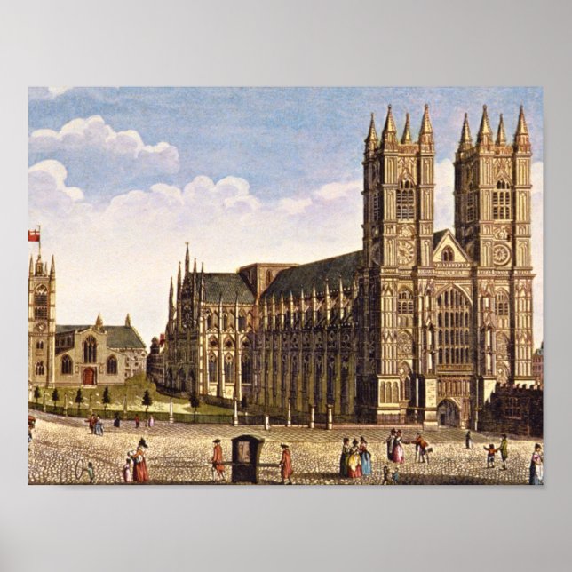 Poster Abbaye de Westminster", Thomas_Gravures (Devant)