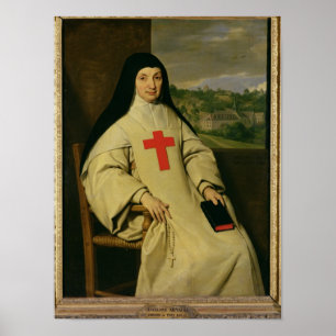 Poster Abbesse d'Angelique Arnauld de mère