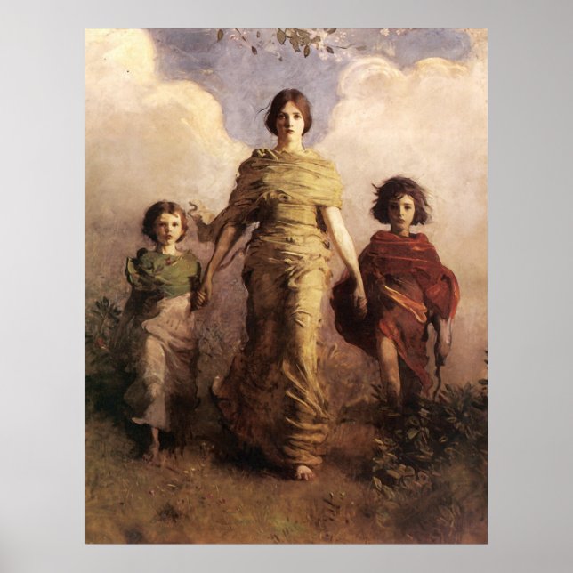 Poster Abbott Handerson Thayer La Vierge (Devant)
