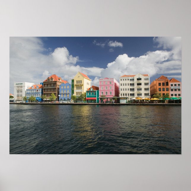 Poster ABC Islands, CURACAO, Willemstad : (Devant)