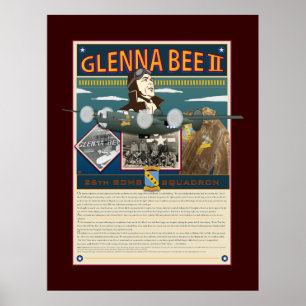Poster Abeille de Glenna de l'histoire de Fred II - copie