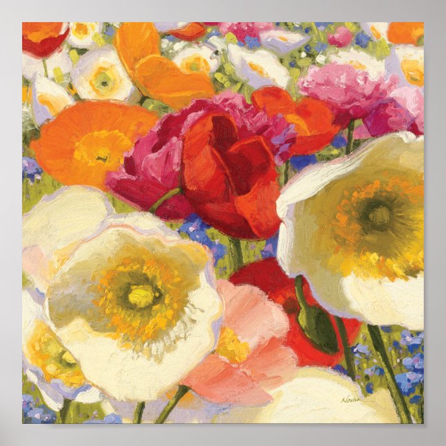 Poster Abondance de fleurs (Devant)