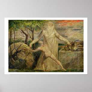 Poster Abraham et Isaac, 1799-1800 (trempe, stylo et encr