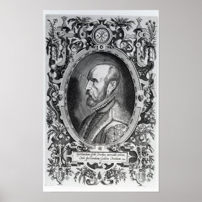 Poster Abraham Ortelius (Devant)