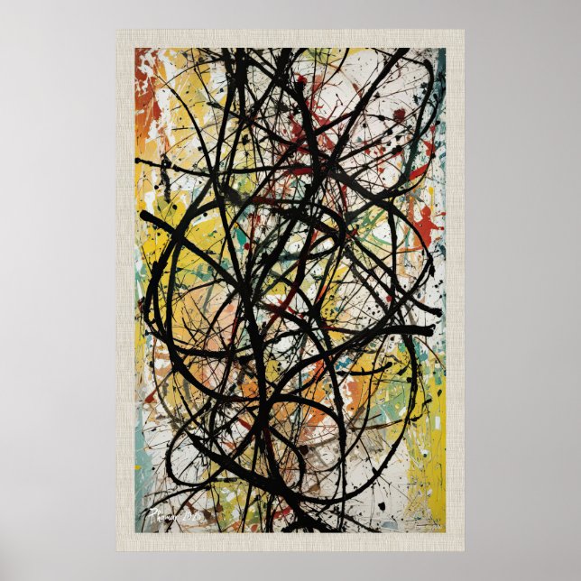 Poster Abs_2508 Paint Splatter (Devant)