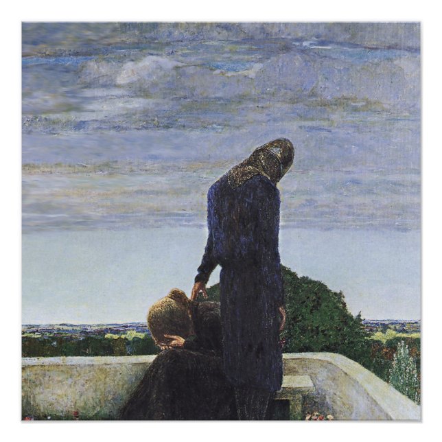 Poster "Abschied" (Adieu) par Heinrich Vogeler (Devant)