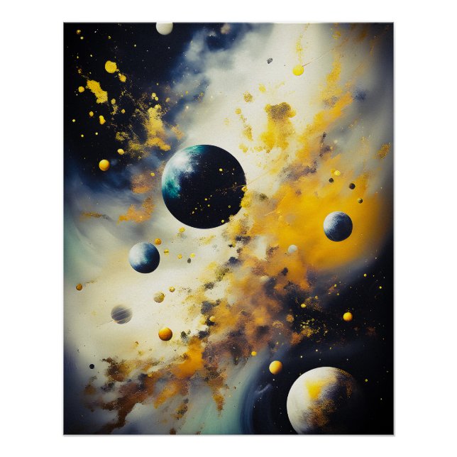 Poster Abstract Cosmos: Planets in Dance (Devant)