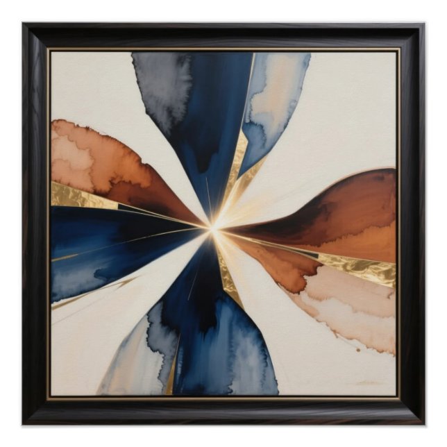 Poster Abstract Design Wall Art (Devant)