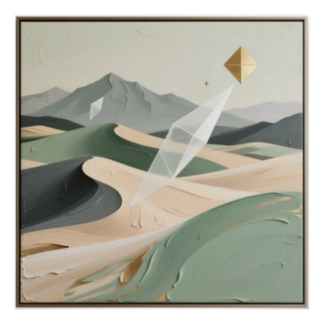 Poster Abstract Design Wall Art (Devant)