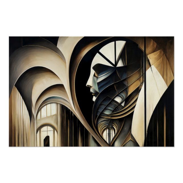Poster Abstract Realism (Devant)