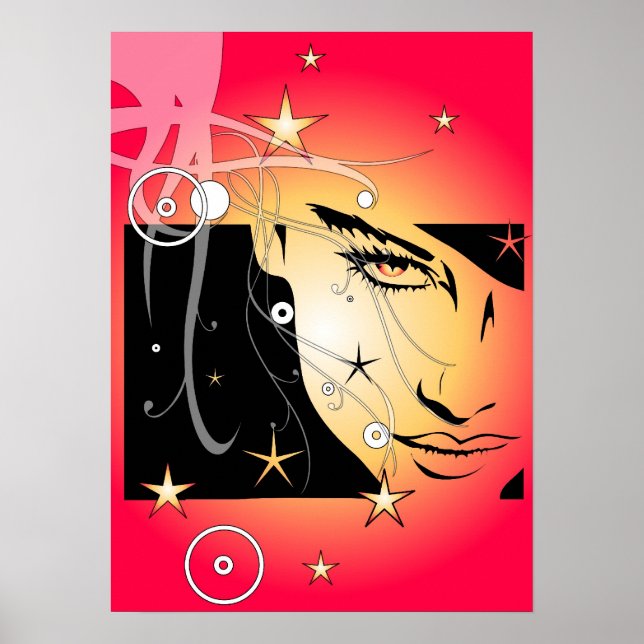 Poster Abstrait (Devant)