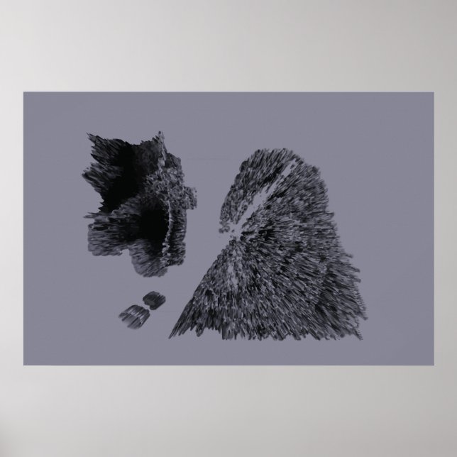 Poster Abstrait (Devant)