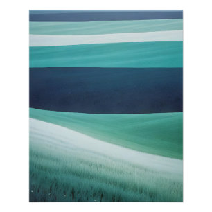 Poster Abstrait Arrière - plan de la nature de la prairie
