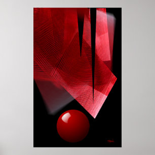 Poster Abstrait "Balance"