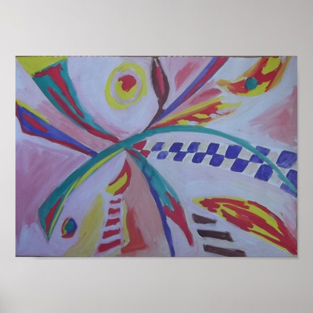 Poster Abstrait de Raphael С anossa (Devant)