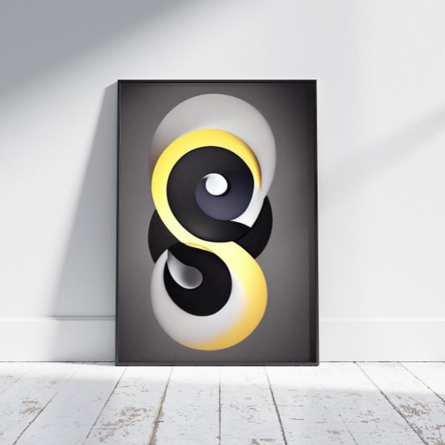 Poster Abstrait Enso (Créateur téléchargé)