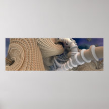 Poster Abstrait Fractal Artwork Wall