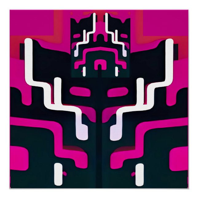 Poster Abstrait - Ken Gage Art (Devant)