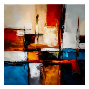 Poster Abstrait moderne : Artistérie artisanale