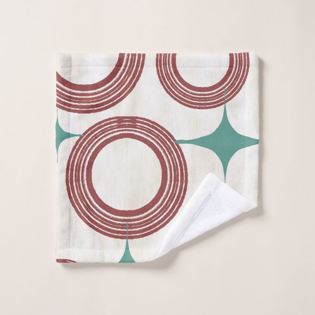 Poster Abstrait moderne du milieu du siècle - Roug (Gant de toilette)