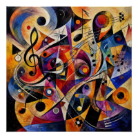 Abstrait Musical Style Kandinsky