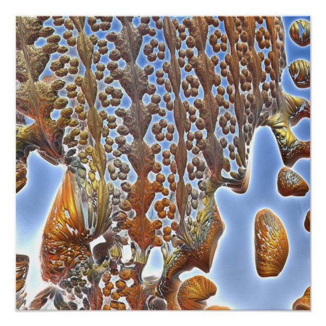 Poster Abstrait Rock Pool (Devant)
