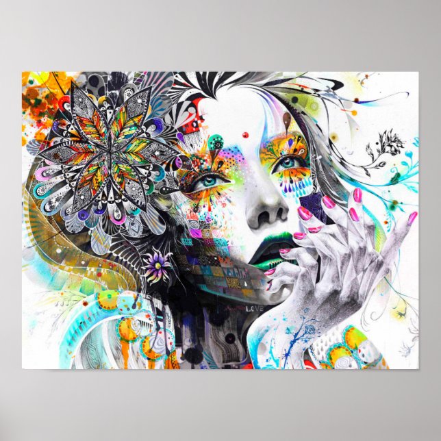 Poster Absurde fille. (Devant)