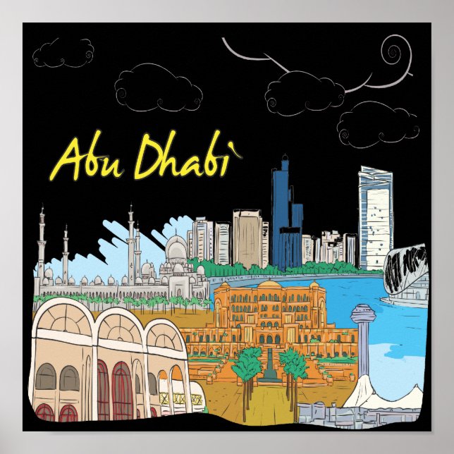 Poster Abu Dhabi (Devant)