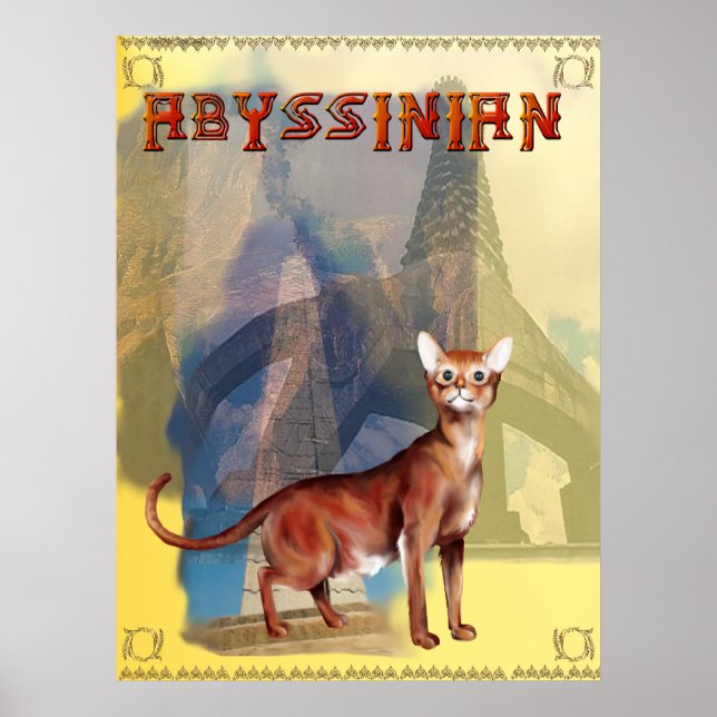 Poster Abyssinien (Devant)