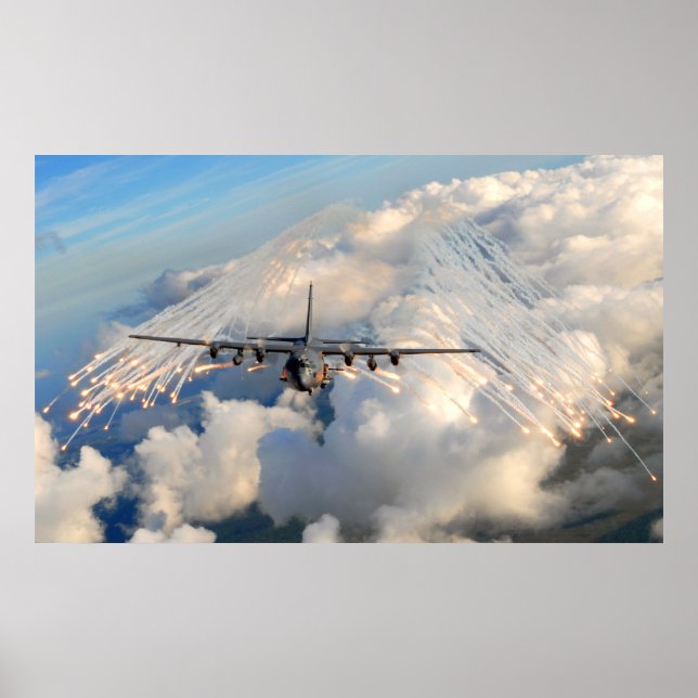 Poster AC-130 Éffrayant (Devant)