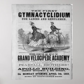 Poster Académie Grand Velocipede