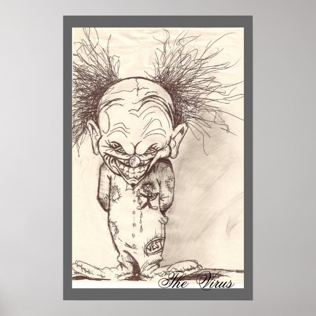 Poster AcCiDeNt ArT 'Clowns Of A Different Nature' (Devant)