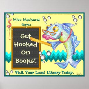 Poster Accroche-Toi Sur Les Livres !