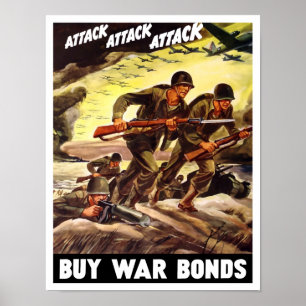 Poster Acheter des obligations de guerre — 2ÈME GUERRE MO