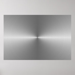 Poster acier circulaire large