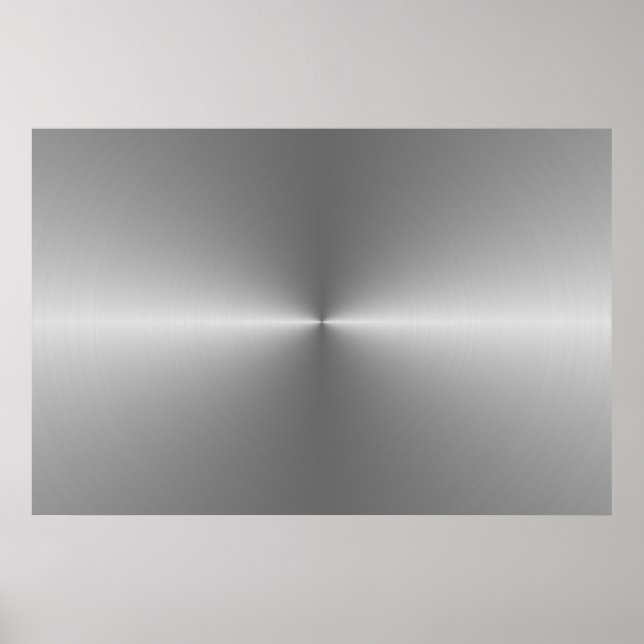 Poster acier circulaire large (Devant)