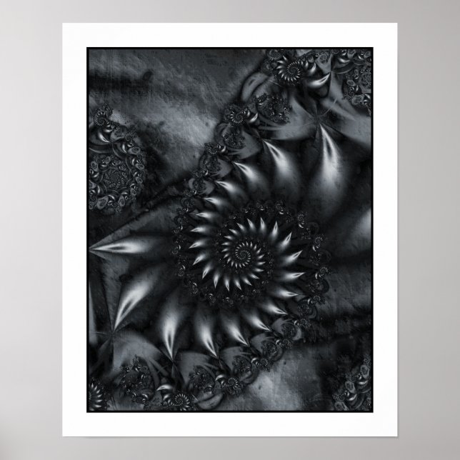 Poster Acier dans la nuit (Devant)