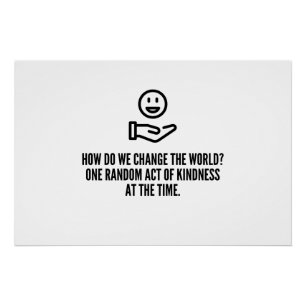 Poster Acte de gentillesse aléatoire