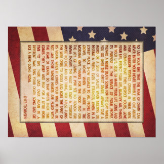 Poster Acte De Poème De Valeur