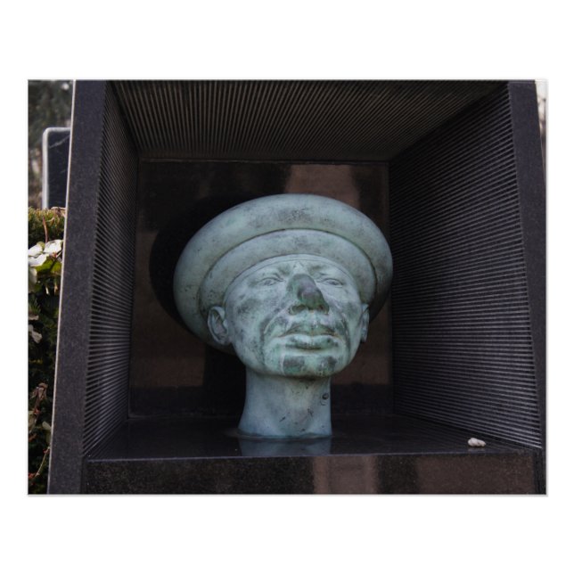 Poster Adam - Sculpture sur la tombe de Rudolf Hausner (Devant)