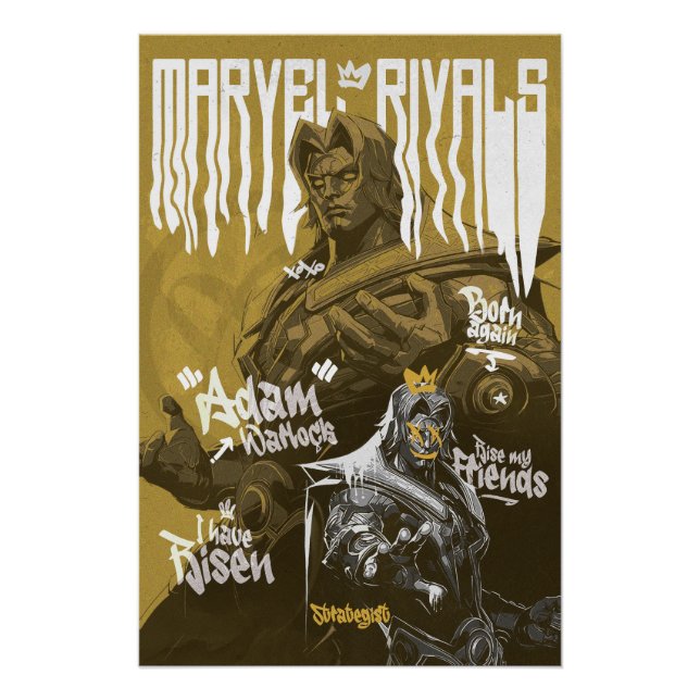 Poster Adam Warlock (Devant)