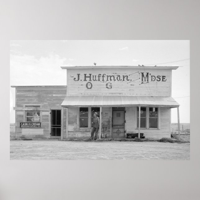 Poster Administration de la sécurité vintage (Devant)
