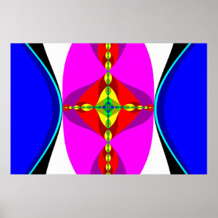 Poster ADN - Art fractal