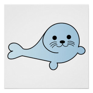 Poster Adorable Baby Seal