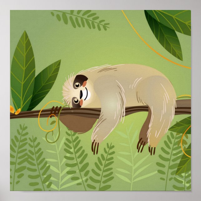 Poster adorable de Sloth (Devant)
