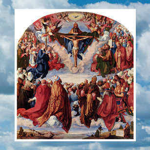Poster Adoration de la Trinité par Albrecht Durer, 1511