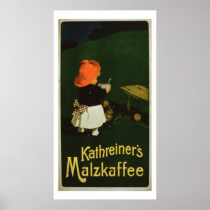 Poster advertising for Kathreiner's Malt Coffee