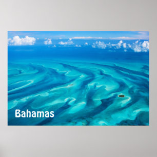 Poster aérien des Bahamas